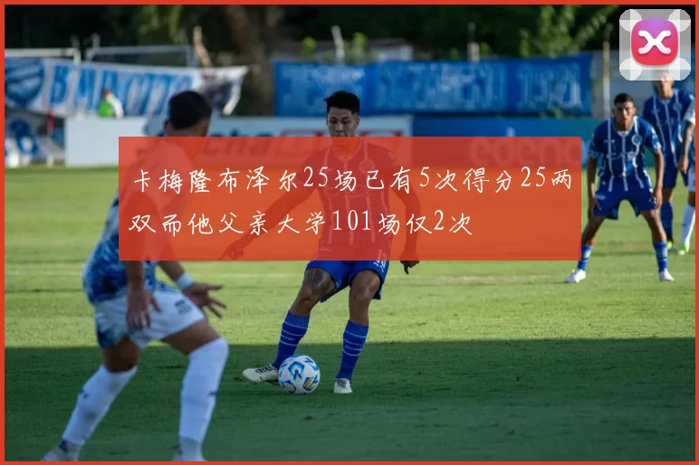 卡梅隆布泽尔25场已有5次得分25两双而他父亲大学101场仅2次